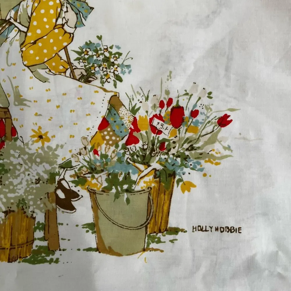 NEW Springmaid Holly Hobby Vintage 70s Double Sided Standard Pillowcase MINT - Picture 10 of 16